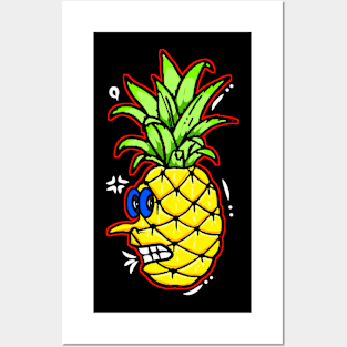 Pineaple monster Posters and Art